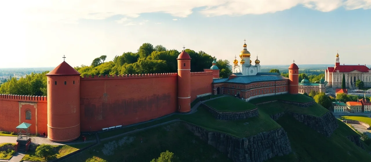 Смоленская крепостная стена и Успенский собор — иллюстрация