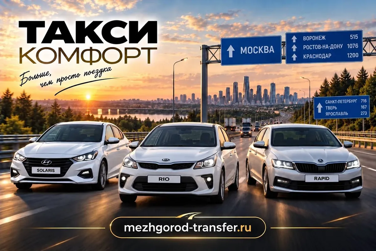 Hyundai Solaris, Kia Rio и Skoda Rapid — белые седаны тарифа Комфорт на загородной трассе